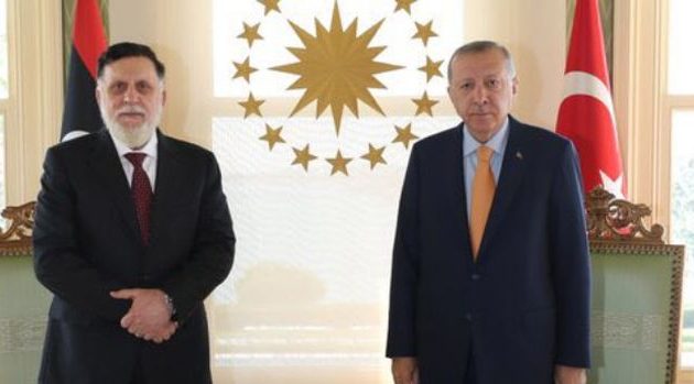 Ο Τουρκολίβυος Σαράτζ συναντήθηκε «κεκλεισμένων των θυρών» με τον Ερντογάν