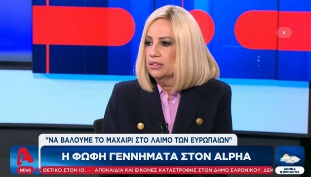 Γεννηματά: Πού το πάει ο Μητσοτάκης; – Να ενημερώσει για το τι ακριβώς συζητά με Τουρκία