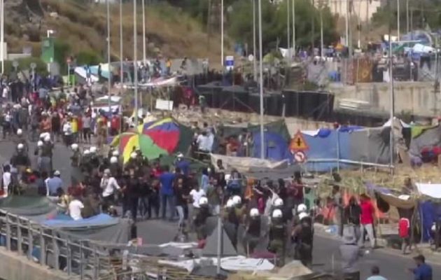 Λέσβος: Σε καταυλισμό προσωρινής διαμονής στο Καρά Τεπέ πρόσφυγες και μετανάστες