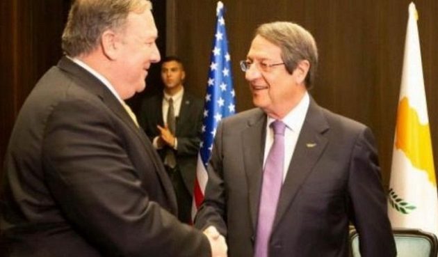 Πόμπεο: Οι ΗΠΑ αναγνωρίζουν τα κυριαρχικά δικαιώματα Κύπρου και Ελλάδας