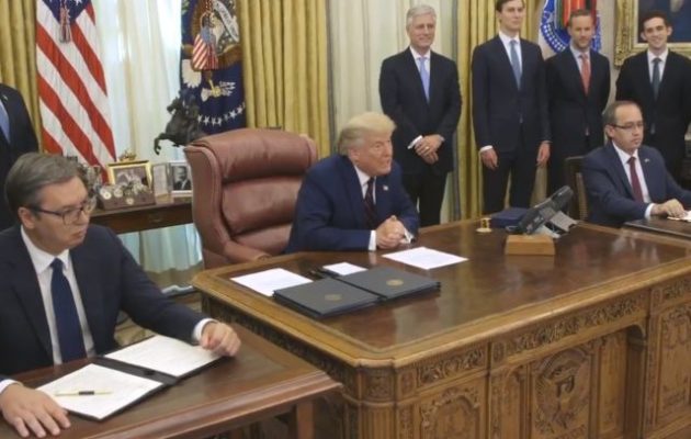 Ιστορική συμφωνία Σερβίας-Κοσόβου – Τι ανακοίνωσε ο Τραμπ