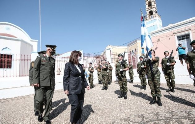 Στο Καστελλόριζο η Πρόεδρος της Δημοκρατίας για την 77η επέτειο της απελευθέρωσης της νήσου