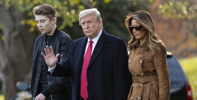 Κόλλησε κορωνοϊό και ο γιος του Ντόναλντ και της Μελάνια Τραμπ
