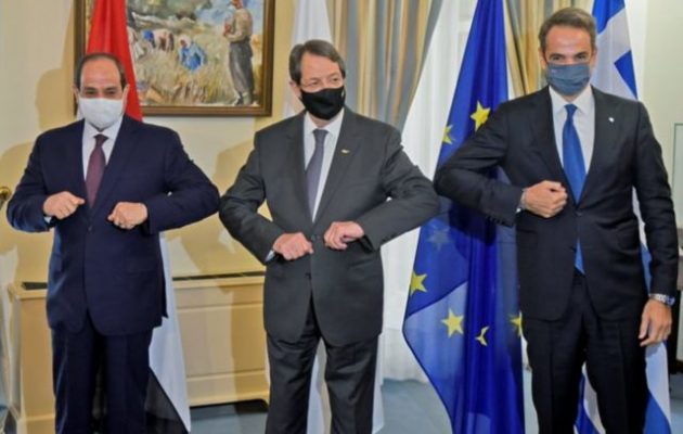 Διακήρυξη της Λευκωσίας: Ελλάδα, Κύπρος, Αίγυπτος καταδικάζουν την Τουρκία