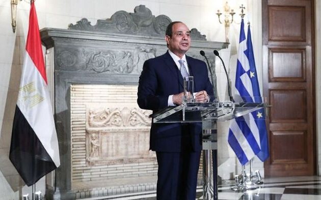 Αλ Σίσι: Συμφωνήσαμε να αντιμετωπίσουμε από κοινού όσους απειλούν την ειρήνη στην περιοχή