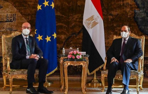 Αλ Σίσι σε Μισέλ: Ανάγκη να πατάξουμε τις μονομερείς ενέργειες στη Μεσόγειο