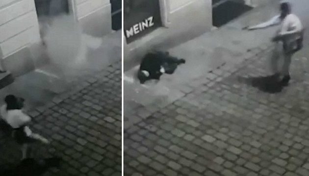 Βιέννη: Ο μακελάρης εκτελεί εν ψυχρώ περαστικό πριν ανατιναχτεί (βίντεο)