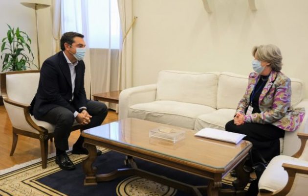 Ο Τσίπρας συναντήθηκε με την Λινού: Συνεννοήσεις στα κρίσιμα ζητήματα δίχως πόλωση και διχασμό