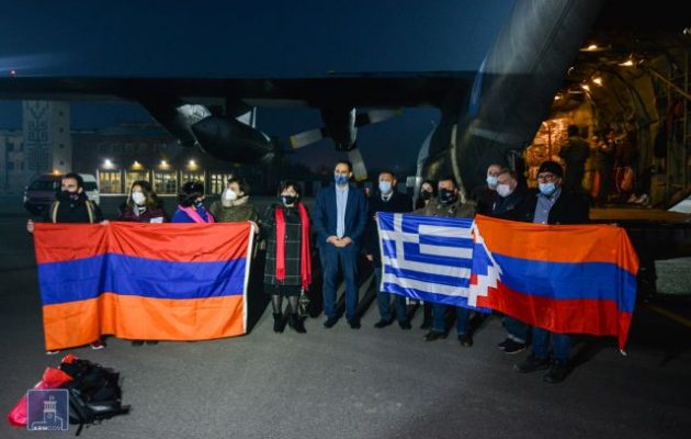Η Ελλάδα έστειλε ανθρωπιστική και υγειονομική βοήθεια στην Αρμενία (φωτο)
