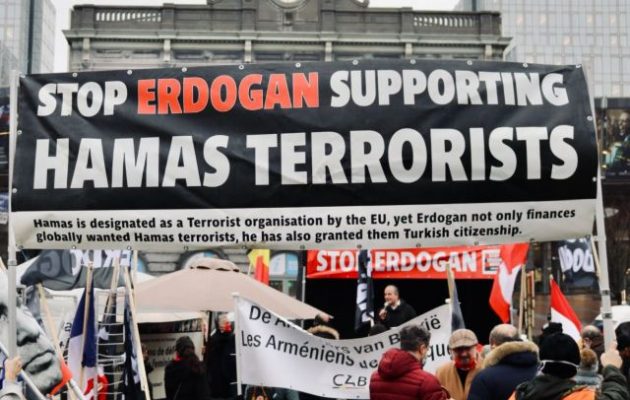 STOP ERDOGAN: Υποστηρίζει τους τρομοκράτες της Χαμάς – Μαυρίδης: «Επιλέξαμε να μη σιωπήσουμε»