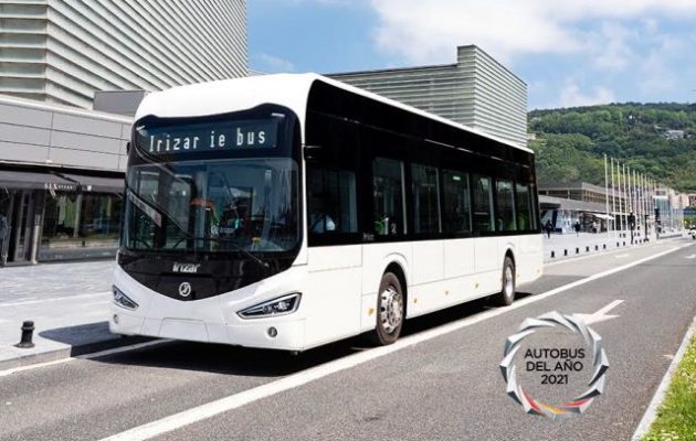 Το λεωφορείο Irizar ie κερδίζει το βραβείο «Λεωφορείο της Χρονιάς 2021»