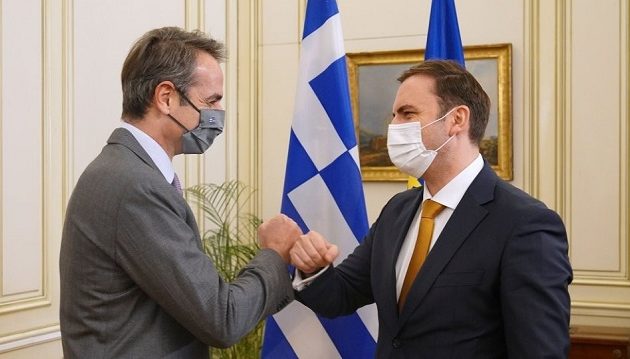 Μητσοτάκης σε Οσμάνι: Επιτακτική ανάγκη η συνεπής εφαρμογή της Συμφωνίας των Πρεσπών