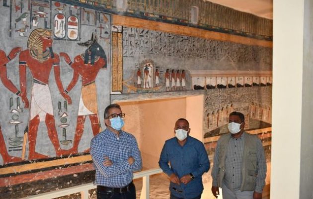Ολοκληρώθηκαν οι εργασίες συντήρησης και καθαρισμού στον τάφο του Ραμσή Α΄