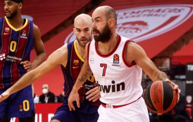 Euroleague: Ολυμπιακός-Μπαρτσελόνα 74-76 και απομακρύνεται η «8αδα»