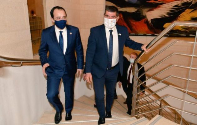 Χριστοδουλίδης και Ασκενάζι συζήτησαν θέματα ενέργειας, ασφάλειας και σταθερότητας