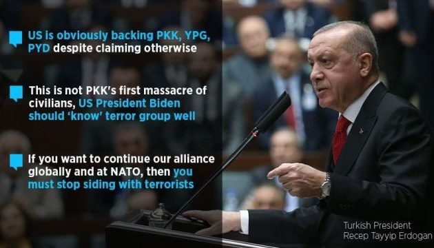 Σε νευρικό κλονισμό ο Ερντογάν: Για να συγκαλύψει την εισβολή φιάσκο στο ιρακινό Κουρδιστάν κατηγορεί τις ΗΠΑ ότι υποστηρίζουν τρομοκράτες