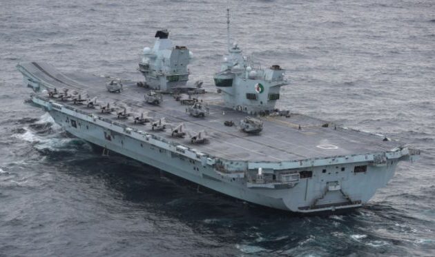 Το βρετανικό αεροπλανοφόρο HMS Queen Elizabeth συμμετέχει στους εορτασμούς της Ελληνικής Επανάστασης