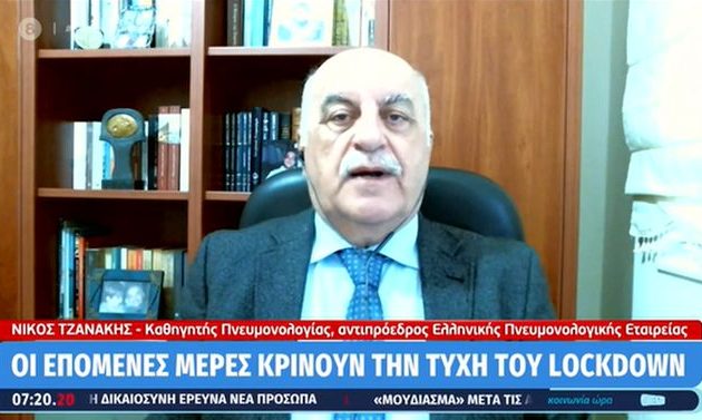 Τζανάκης: 2.000 τα ημερήσια κρούσματα στις 5 Μαρτίου – Το Πάσχα καλύτερο από πέρσι