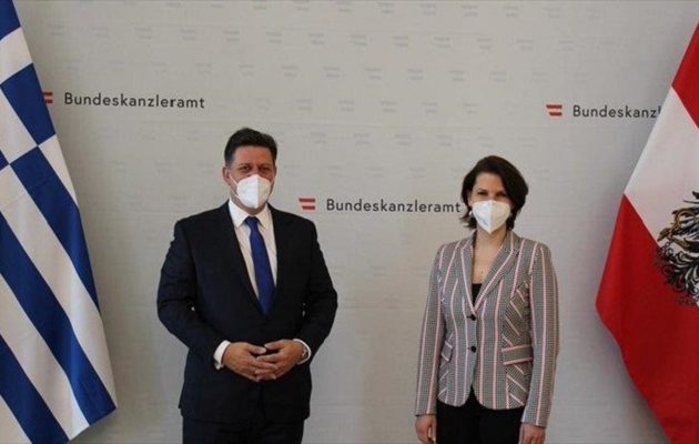 Βαρβιτσιώτης: Η Αυστρία στηρίζει τις κυρώσεις κατά της Τουρκίας