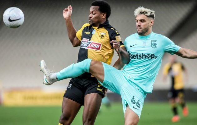 Ο Άρης νίκησε 2-0 την ΑΕΚ στο ΟΑΚΑ και έμεινε μόνος δεύτερος