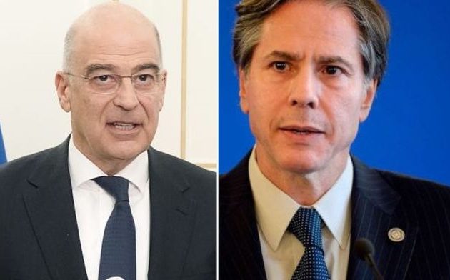 Ο Μπλίνκεν συλλυπήθηκε τον Δένδια για τους Έλληνες μειονοτικούς που σκοτώθηκαν στην Ουκρανία