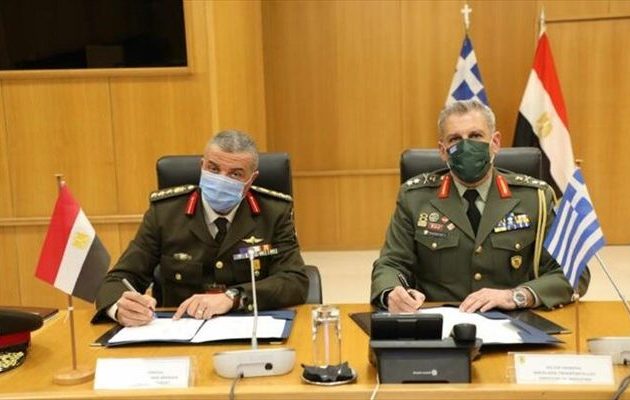 Ενισχύεται η στρατιωτική συνεργασία Ελλάδας και Αιγύπτου
