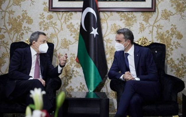 Μητσοτάκης και Ντράγκι συναντήθηκαν στη Λιβύη