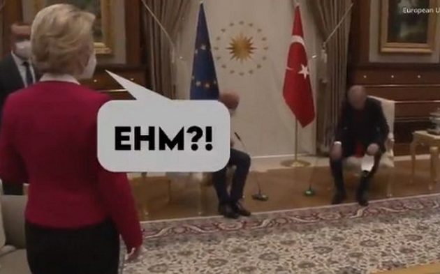 «Πολιτική προσβολή» η συμπεριφορά του Ερντογάν στην Ούρσουλα δηλώνει Επιτροπή της Ευρωβουλής