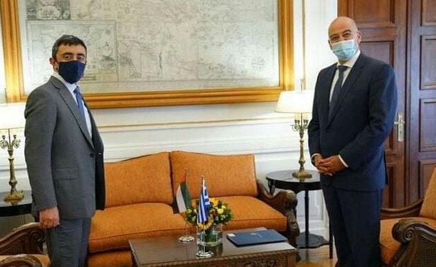 Τηλεφωνική επικοινωνία Δένδια με σεΐχη Αμπντουλάχ Μπιν Ζαγιέντ Αλ Ναχιάν για τη Μέση Ανατολή