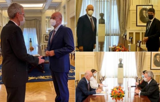 Ο Δένδιας μοιράστηκε τα νέα της εκεχειρίας με Γαλλία και ΗΠΑ – Πάιατ: «Επιτυχημένα τα ταξίδια» του Έλληνα ΥΠΕΞ