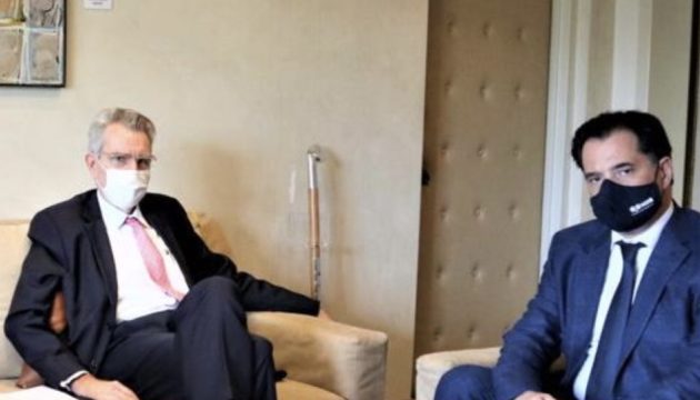 Γεωργιάδης και Πάιατ συζήτησαν για τις αμερικανικές επενδύσεις στην Ελλάδα