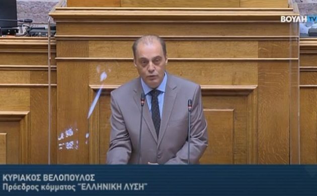 Βελόπουλος: Απλή επιδημία ο κορωνοϊός αφού δεν πεθαίνει κόσμος στο δρόμο