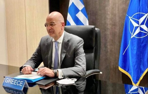 Ο Νίκος Δένδιας συμμετείχε στην τηλεδιάσκεψη των ΥΠΕΞ του ΝΑΤΟ