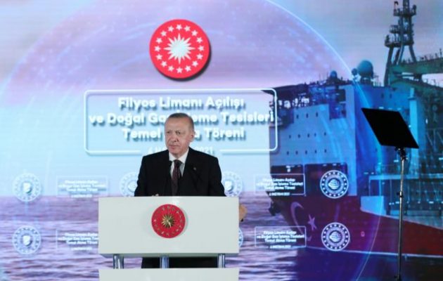 Ερντογάν: Ανακαλύψαμε νέο κοίτασμα φυσικού αερίου στη Μαύρη Θάλασσα