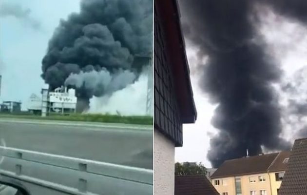Έκρηξη στη Bayer – Μαύρα σύννεφα πάνω από το Λεβερκούζεν – Φόβοι για διαρροή χημικών αερίων