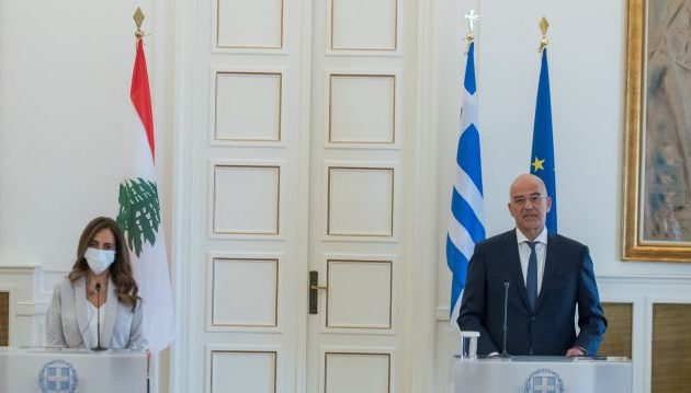 Δένδιας σε Ακάρ: Στηρίζουμε τον Λίβανο, ανοικοδομούμε, βρισκόμαστε το πλευρό ομογενών και Πατριαρχείου Αντιόχειας