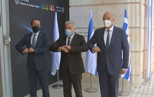 Δένδιας, Χριστοδουλίδης, Λαπίντ: Η δύναμή μας είναι το διεθνές μας κύρος