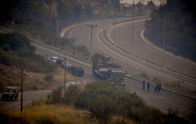 Εθνική Οδός: Διακόπτεται η κυκλοφορία από Αθήνα μέχρι Κάστρο Βοιωτίας