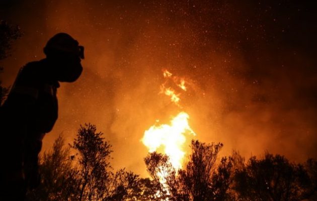 Φωτιά στη Φωκίδα: Εκκενώνονται τρεις οικισμοί
