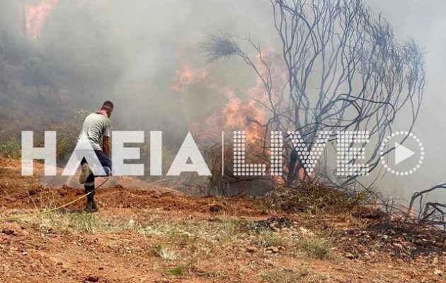Στα Χάνια Νεμούτας (Ηλεία) εγκλωβισμένοι πολίτες