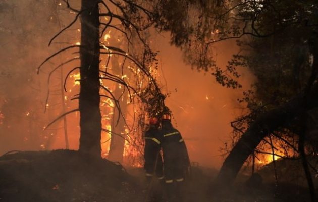 Προς τον Ωρωπό κινείται η φωτιά – Ποιες περιοχές εκκενώνονται