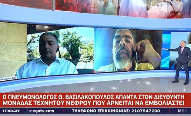 Χαμός στον αέρα με Βασιλείου και Βασιλακόπουλο για τον εμβολιασμό: «Είσαι γελοίος» -«Είσαι άσχετος»