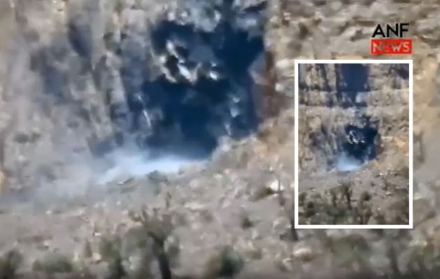 Οι Τούρκοι ρίχνουν χημικά αέρια στις σήραγγες που κρύβονται Κούρδοι αντάρτες