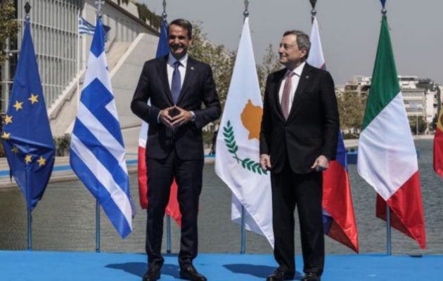 Ζητήματα περιβάλλοντος και κλιματικής αλλαγής απασχόλησαν Μητσοτάκη και Ντράγκι