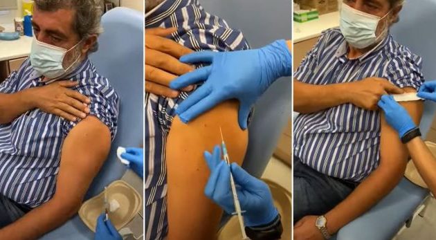 Δείτε τον εμβολιασμό Πολάκη από την αρχή έως το τέλος (βίντεο)