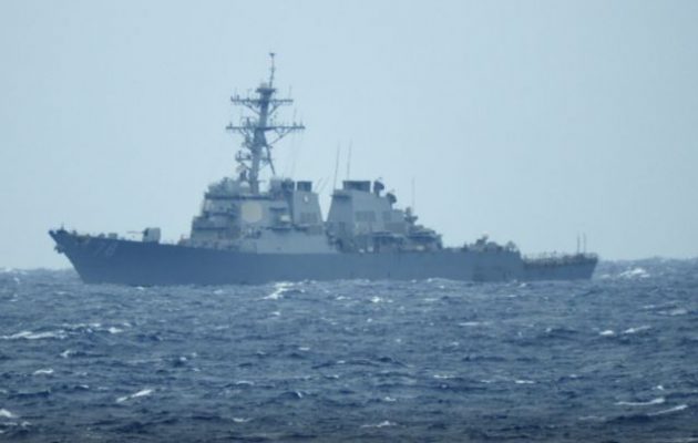 Συνεκπαίδευση αντιαεροπορικού πολέμου της Φ/Γ «Θεμιστοκλής» με το αμερικανικό Α/Τ «PORTER»