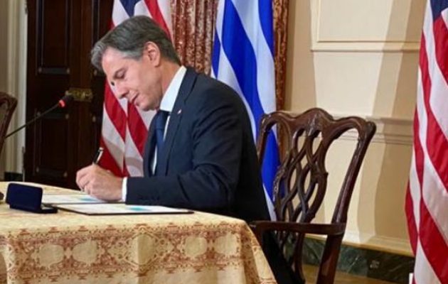 Επιστολή Μπλίνκεν σε Μητσοτάκη: Οι ΗΠΑ εγγυώνται τα σύνορα και την κυριαρχία της Ελλάδας
