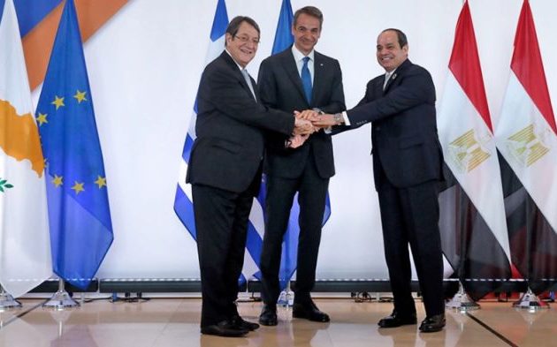 Ελλάδα, Κύπρος και Αίγυπτος «έθαψαν» την Τουρκία – Η Κοινή Διακήρυξη της Τριμερούς