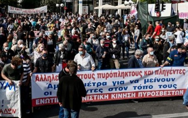 Στους δρόμους βγήκαν οι πληγέντες από φυσικές καταστροφές – Τι ζητούν από την κυβέρνηση (βίντεο)