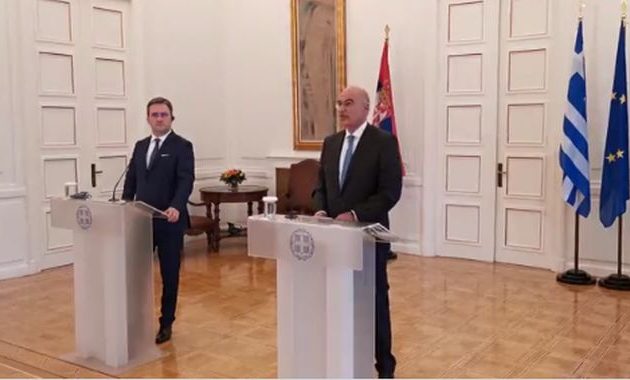 Δένδιας σε Σέρβο ΥΠΕΞ: Επαναστατήσαμε και οι δύο εναντίον των Οθωμανών και νικήσαμε